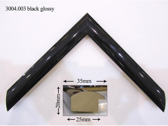 3004.003 black glossy (modern)